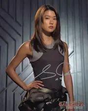 GRACE PARK AS 'SHARON VALERII' IN "BATTLESTAR GALACTICA" SIGNED OFFICIAL PHOTO