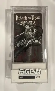 Figpin Attack On Titan Levi #1282 Black And White Exclusive LE 1000 Locked