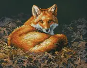 Counted Cross Stitch Kit ~ Dimensions Sunlit Fox #70-35318