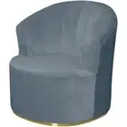 Velvet Single Sofa Cover Swivel Barrel Chair Cover Modern Accent Chair Slipco...