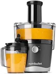 [NutriBullet] 800W Centrifugal Juicer - 8 Piece Set - 1.5L Pulp Basin & 800ml Juicer Pitcher - Two Speeds, Wide 3" Chute, No-Drip Spout & Dishwasher Safe - Juice Tough Fruits and Vegetables With Ease