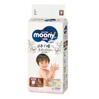 在飛比找樂天市場購物網優惠-Natural Moony 日本頂級版紙尿褲 褲型 L號 1
