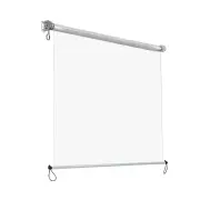 1.5X2.4M Outdoor Blinds Clear Roll Down Awning Retractable Outdoor Blinds Water Wind Proof Transparent