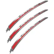 Reciprocating Saw Blades 15 Inch, 6TPI Curved Edge Saw Blade for Tree Trimmin...