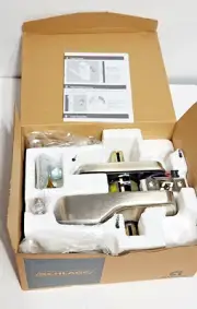 Schlage FE595 PLY 619 FLA Flex Electronic Keypad Lock Accent Lever Satin Nickel