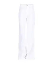 Denim trousers with belt loops FR34,FR36 white