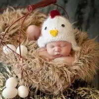在飛比找Yahoo!奇摩拍賣優惠-寶寶造型服~小雞造型帽【現貨】團拍║攝影║嬰兒寫真║☆。╮