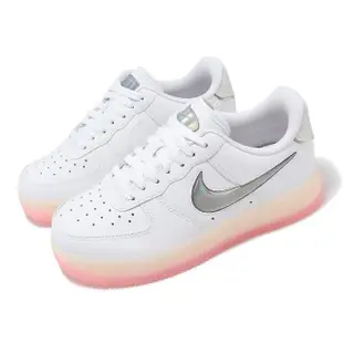 【NIKE 耐吉】休閒鞋 Wmns Air Force 1 Low 白 粉紅 漸層 女鞋 龍年 新年 CNY AF1(FZ5741-191)