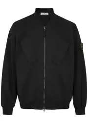 Stone Island Stretch-cotton Bomber Jacket - Black - M M