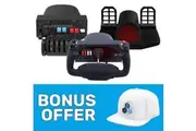 Honeycomb Alpha Flight Controls Yoke and Switch Panel with Bravo Throttle Quadrant and Charlie Rudder Pedals Bundle
