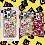 帶包裝盒 CASETIFY【HELLO KITTY】閃粉側面字母軟矽膠 TPU 適用於手機殼 IPHONE 11 12