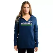 NEW! Majestic Seattle SEAHAWKS NFL Self Determination Hoodie Women's Small