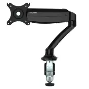Loctek Pro Mount, 17"-30" Single Gas Spring Monitor Stand - Aluminum Black - [VNDLB502]