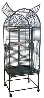 Premium Bono Fido Open Top Parrot Cage 175cm With Stands Wheels