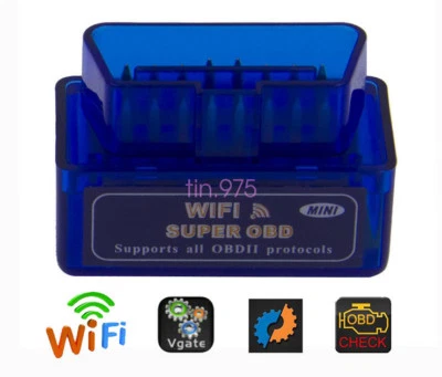 1pc ELM327 OBDII OBD2 WiFi Car Scanner Android CAN BUS Auto Scan Tool