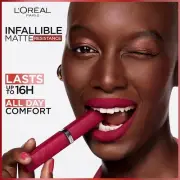 L'Oreal Paris Infallible Matte Resistance Liquid Lipstick, up to 16 Hour...