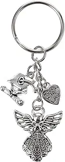 [BESPORTBLE] 1pc Graduation Cap Keychain Keychains Decorative Key Chains Graduation Souvenir Keychain Graduation Keychain Key Chain present Bag Pendant Keychain Ornament Bag Keychain Silver Alloy