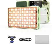 Amaran Ace 25x Bi-Colour LED Light, 32W On-Camera Video Light, 2700K-6500K, 6320 Lux @ 0.5m, USB-C Fast Charge, Magnetic Mounting, 9 Light Effects, Wireless amaran App Control - Green