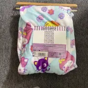 Hello Kitty And Friends Plush Throw Blanket 50" x 70" Blue Silk Touch Throw