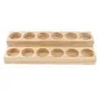 Wooden Essential Oils Perfume Makeup Display Storage Rack