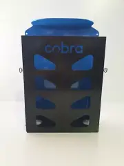 BLUE 20L Swing Out Aluminium, Lockable Jerry Can Holder, Laser Cut,Powder Coated