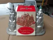 NORDIC WARE FAIRYTALE COTTAGE BUNDT CAKE PAN NEW HEAVY ALUMIUM CAST