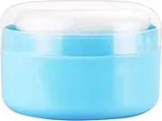 Baby Powder Container With Puff,Toddler Bath Dusting Box - Baby After-Bath Body Powder Puff And Container Case For Beach -Travel Home