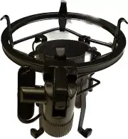 MICROPHONE SHOCK MOUNT CLIP NOISE ISOLATION STABILIZER ANTI-VIBRATION PODCAST