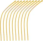 Fishing Tapered Leader, Fishing Tapered Leader Nylon Braided Fly Line Loop Connector White 20LB for Outdoor