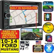 2010-2014 FORD MUSTANG GPS CD DVD USB BT NAVIGATION BLUETOOTH CAR RADIO STEREO (for: Ford)