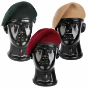 British US Military Army Wool Beret UKSF USSF Green Beret Red Beret Hat Cap