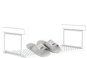 Retractable Shoe Shelf – Expandable Under-Shelf Storage | Adjustable Hanging Organizer for Closet, Entryway & Cabinets, Slide-in Basket for Extra Space