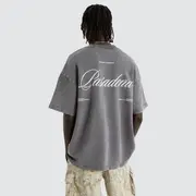 [Nena and Pasadena] Date Night Loopback Raptor Tee Mineral Asphalt