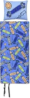 iscream Cozy Sleeping Bag and Pillow Case Set for Kids- Bold Moves Collection
