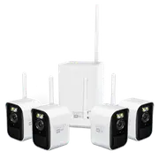 Swann MaxRanger4K™ Mini Long-Range Wireless Security System with 4 Cameras | SWNVK-MRMINISD4