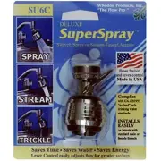Whedon Products SU6C DLX SPR Swiv Aerator, Black