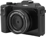 5K Digital Camera for Photography and Video, 80MP UHD Vlogging Camera with 3 Inch HD Screen, 18X Digital Zoom, Front/Rear Dual Lens, Anti Shake, WiFi(APP), Webcam Mode (Black)