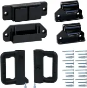 New Retractable Baby Gate Replacement Parts Kit (Black) Retractable Baby ...
