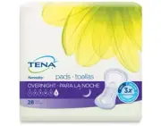 TENA Serenity Overnight Pad 16 Length, 28 Count, Pack of 8
