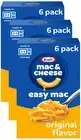 Kraft Easy Mac Original Macaroni & Cheese Microwavable Dinner (6 Ct Packets) (Pa