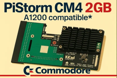 PiStorm32 Amiga 1200 Accelerator CM4 2gb + I/O Board + 128gb SD u choose OS