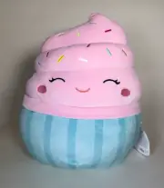 Squishmallow Deidre the Cupcake 14 inch Hard to Find Plush NEW with Tags