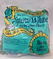1992 McDonald's Happy Meal Toy Snow White & the Seven Dwarfs Dopey And Sneezy