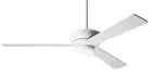 Modern Fan Company Altus Gloss White 52" Ceiling Fan with LED Light