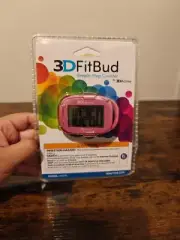 3D FitBud Simple Step Counter Pedometer, Model A420S, with Lanyard LN Pink