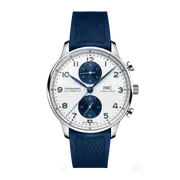 IWC Portugieser Chronograph Stainless Steel White Dial IW371620