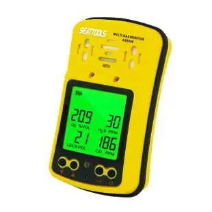 氣體報警器 四種氣體濃度值 測定儀器 偵測感應器 851-GD4SB(氣體分析儀 空氣偵測器 四用氣體檢測儀)
