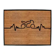 Superbike Pulse - Funny Novelty Doormat Man Cave Floor mat