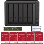 Synology DS1522+ 32GB RAM 800GB Cache 10TB (5x2TB) of WD RED PLUS Drives