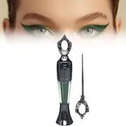 Sheida Natural Eyeliner Powder - Handmade, Smudge-Proof, Long-lasting Arabic Eyeliner for Natural Makeup (Green)